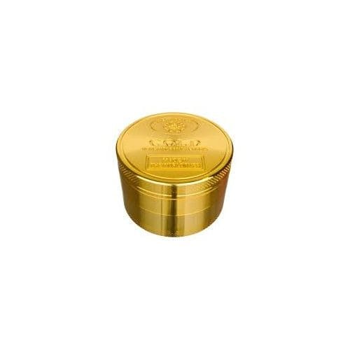 VVS Gold Herb Grinder - Metal- 40mm Diameter With 4 Layers
