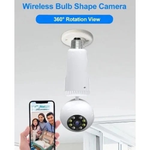 360 Degree Rotation Bulb Shape - Wifi Panorama Camera