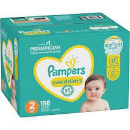 Pampers Swaddlers Diapers - Size 2 - 156 counts