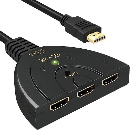 4K HDMI 3 Port Switch With High Speed Switch Splitter Pigtail