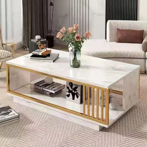 Nordic Center Table - White - 100cm