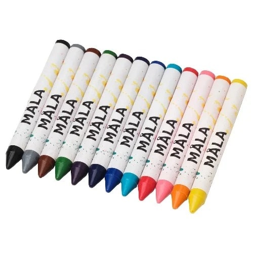 MAla Wax Crayon - Mixed Colours