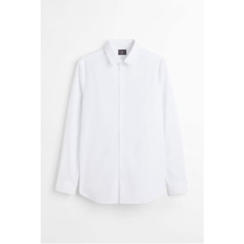 Muscle Fit Cotton Shirt