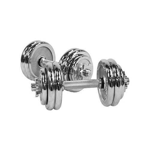 Dumbell  - 7.5kg X 2 - Silver