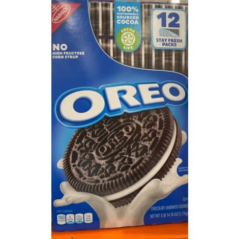 Oreos Chocolate Cookie - 12packs