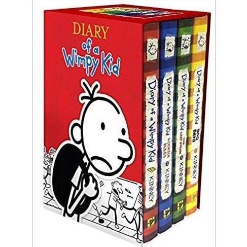 Diary Of A Wimpy Kid Box Of Books 1-4