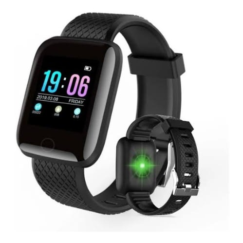D13 Smart Watch With Heart Rate - And Blood Pressure Monitor + Fitness Tracker