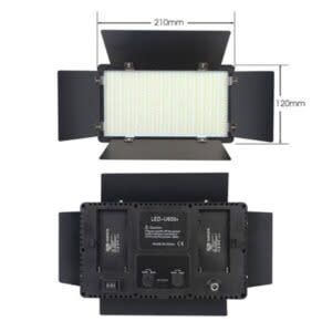 Rechargeable Led Light Kit Pro Led 600 + Batteries + Stand
