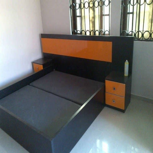 Sadia Bed Frame Orange./brown - 6 X 6