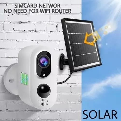 Solar 4G Sim Enabled Wireless CCTV Security Camera
