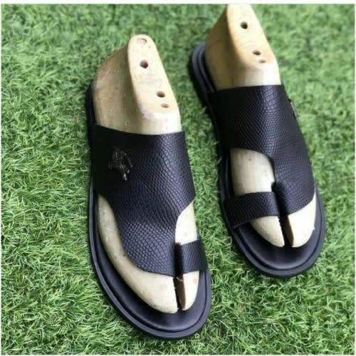 Plain Leather Palm - Black