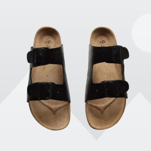 Men's Leather Pam Slippers