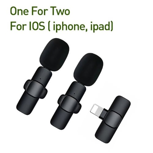 Wireless  Microphone 2 in 1 For Iphone And Apple Devices