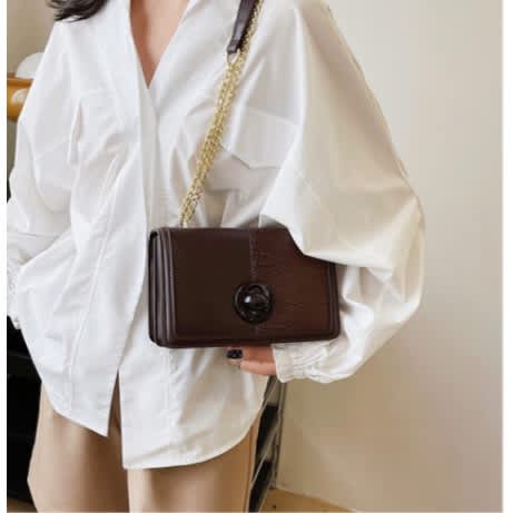 Classy Handbag - Brown