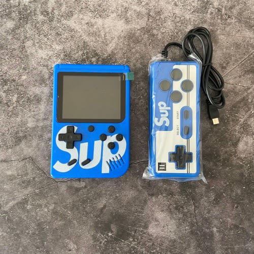 400 In 1 Sup Game Box Retro Classic Game Console + Controller - Blue