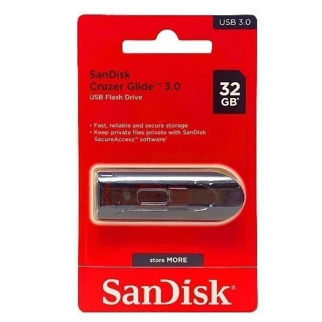 Sandisk Cruzer Glide USB 3.0 Flash Drive - 32GB