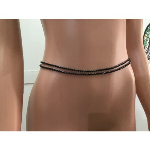 Women's Sexy Belly Waist Chain - Black