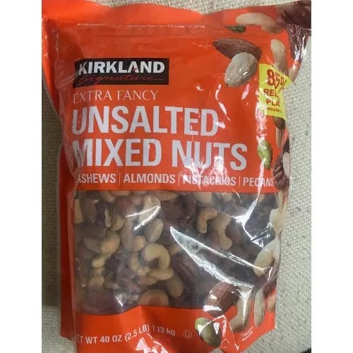 Kirkland Signature Extra Fancy Unsalted Mixed Nuts 1.13kg