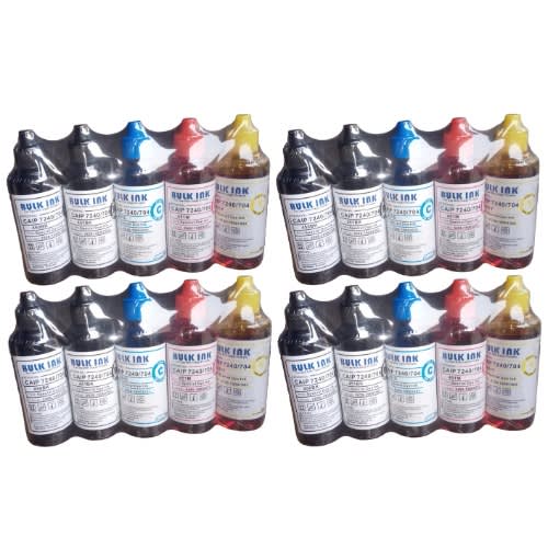 Bulk Ink Refill Pack For Canon Printers - 4packs