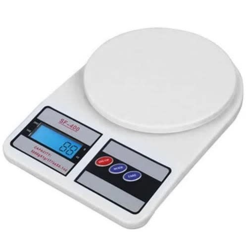 Digital Electronic Kitchen Scale- White