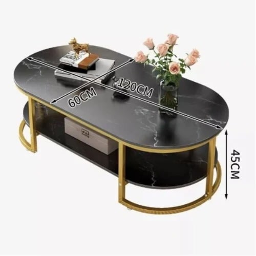 Nordic Center Table - 100cm - Black