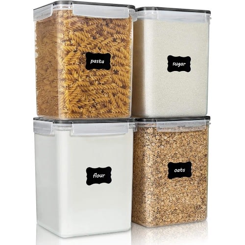 Storage Container For Grains / Creams & Pasta -4pcs x 5.2L