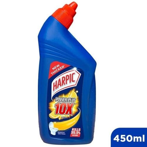 Harpic Toilet Cleaner: Power Plus Citrus - 450ml X2