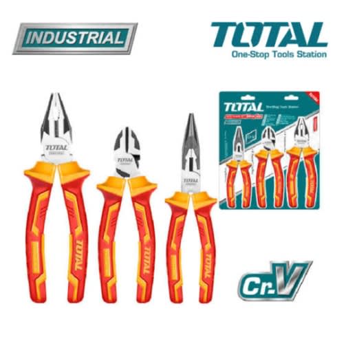 3 Pcs Insulated Pliers Set