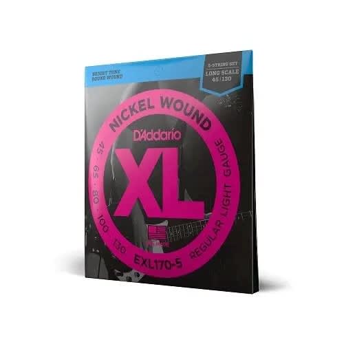 D'Addario EXL170-5 Electric Bass Guitar String - 5 Strings