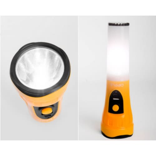 Led Rechargeable Multi-functional Flashlight With Lithium Battery & Phone Charging