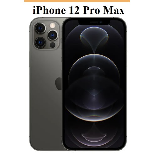 iPhone 12 Pro Max - 6.7" - 6GB RAM - 256GB ROM - 5g - Nano Sim + E-sim - 3000mah - Grey - Renewed