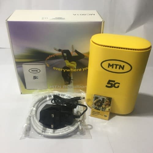 Mtn 5G Ultra Fast Broadband Router With 100gig Bonus Data, Two Lan & Tel Ports