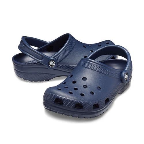 Navy Roomy Fit Crocs