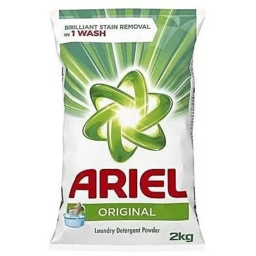 Ariel Active Laundry Detergent Powder - 2kg &times; 2pcs