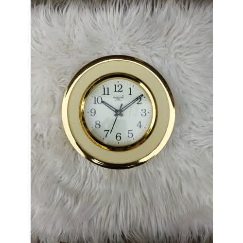 Infiniti Round Wall Clock-24cmx24cm- Gold