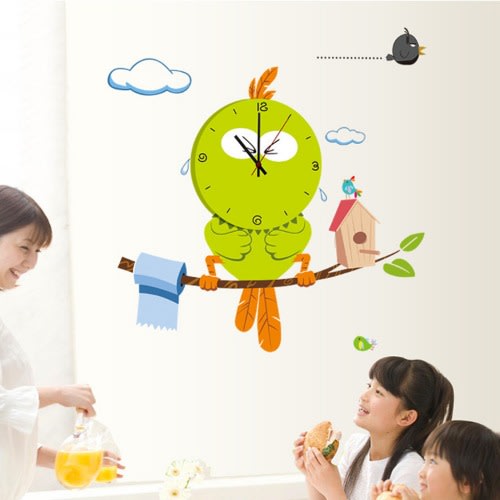 Bird DIY Decorative Clock