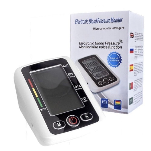 Electronic Blood Pressure Monitor With Voice Function