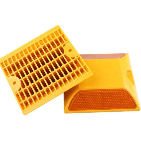 Plastic Driveway Marker Road Stud Reflectors - Yellow