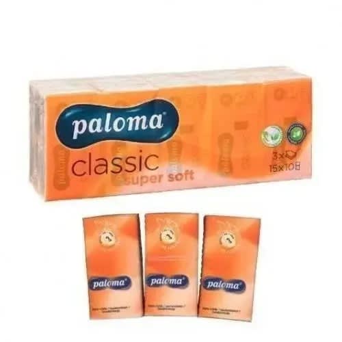 Paloma Pocket Soft Facial Tissue -10 In A Pack