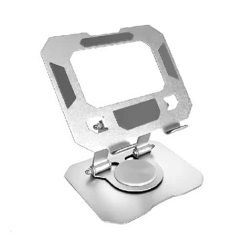 Foldable Phone Holder Stand Silver 360° Rotatable