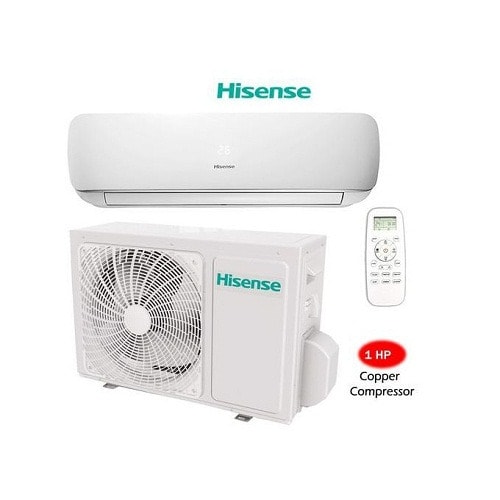 1hp Split Copper Inverter Air Conditioner - White
