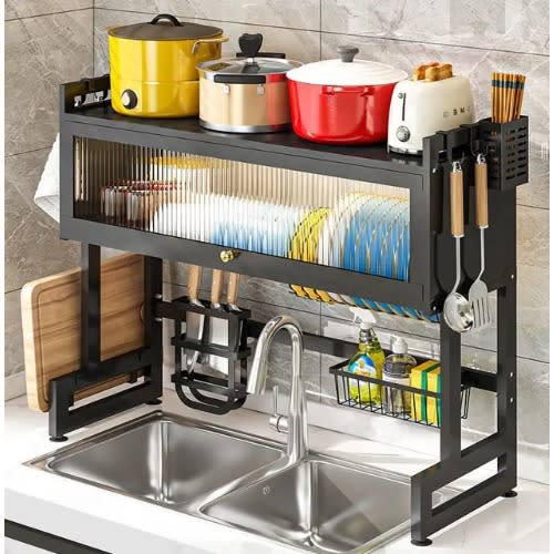 Countertop Over The Sink Plate Rack-95cm