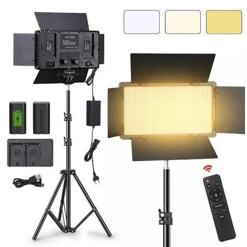 Photo And Video Led Light Kit Led 800 With Stand