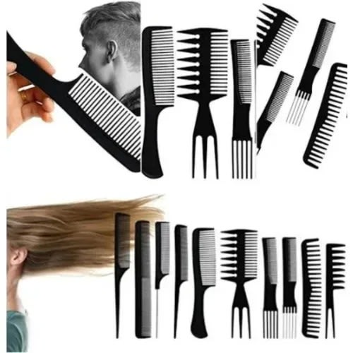 Professional Comb Set - 10 Pieces