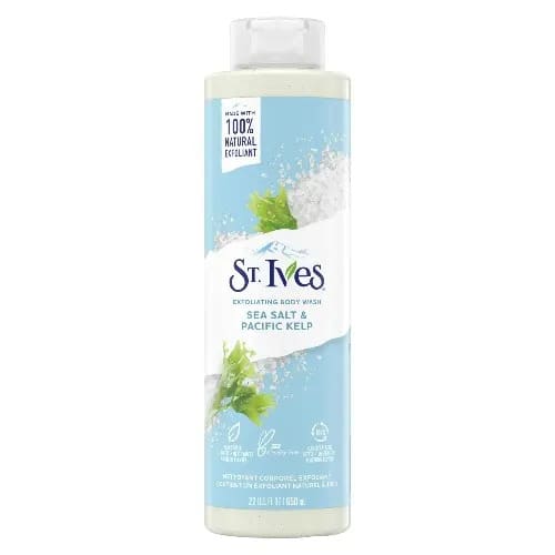 St. Ives Exfoliating Purifying Sea Salt & Pacific Kelp Body Wash - 650ml