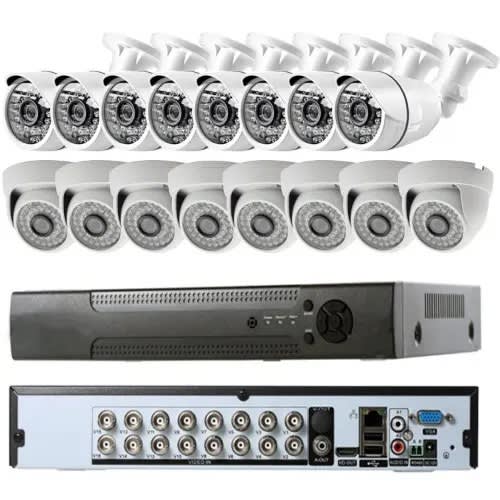 16 Channel Cctv Camera Kit Internet Enable Mobile View