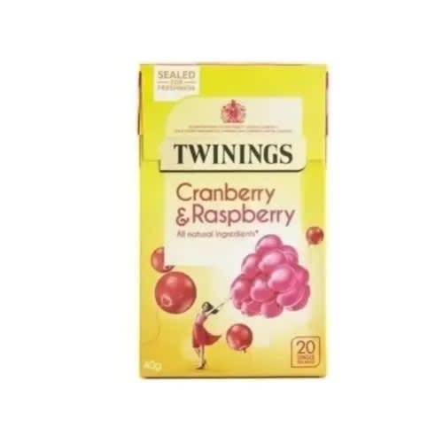 Cranberry & Raspberry Tea Bags - 20 Tea Bags
