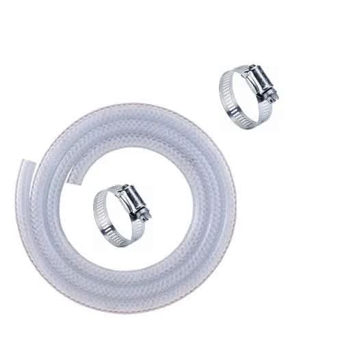 3 Meters Braided Water Hose 3/4'' Tube + 2 Hose Clamp