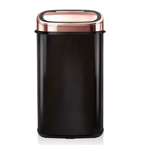 Square Sensor Bin With Infrared Technology - Stainless Steel - 58l