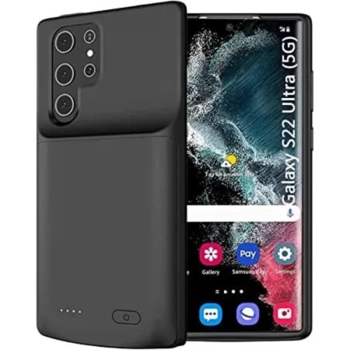 Battery Case For Samsung Galaxy S22 Ultra - 5000mah Black